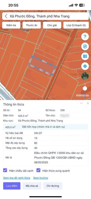 PD58 Bán đất mặt tiền đường Trần Đăng Ninh - Nam nha Trang (Phước Đồng) - 8