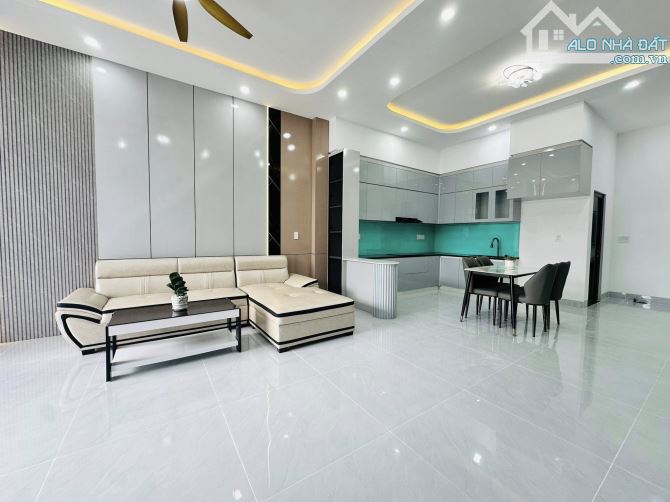 NHÀ 1 TRỆT 1 LẦU – PHÚ HÒA  sân ô tô, phòng khách, 3PN, bếp, 2WC - 8