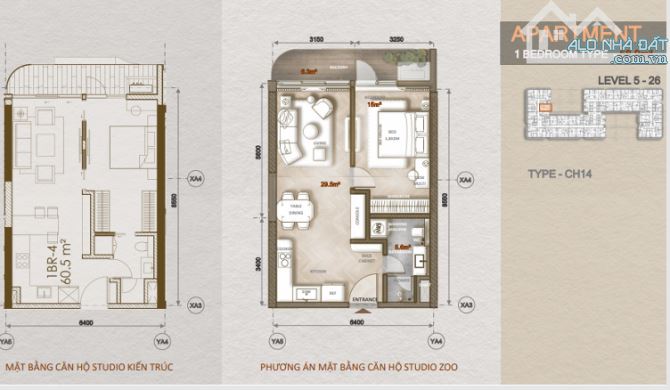 Bán gấp căn 2PN Legend Đà Nẵng, tặng gói nội thất 500tr, view pháo hoa, hướng sông Hàn - 3