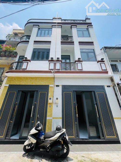HIẾM! 50m² NHÀ MỚI 4 TẦNG XE HƠI TRONG NHÀ LÊ QUANG ĐỊNH SÁT CHỢ BÀ CHIỂU-5PN CHỈ 9,2 TỶ