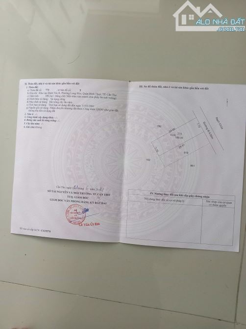 Bán đất thuộc khu vực Yên Bình B,  phường long hòa