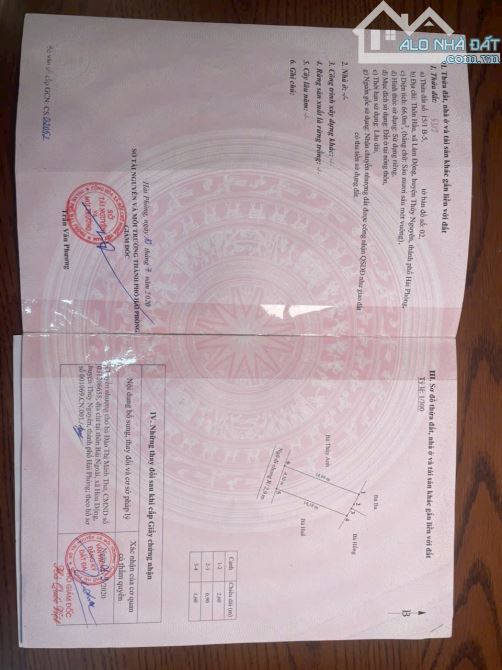 Hơn tỷ có ngay lô đất ở lâm động thủy nguyên