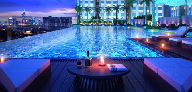 cho thuê bountique hotel 50 phòng- mới đẹp- mặt tiền đồng khởi- ngang 15m- giá: 2,5 tỷ/th