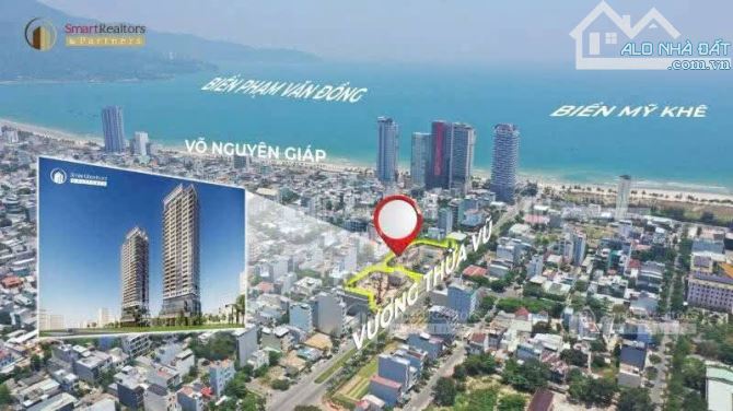 💥 GIÁ TỐT 18,5 TỶ TL: 100m2 MT Vương Thừa Vũ, sát Tòa Tháp đôi thẳng 500m ra Biển Sơn Trà