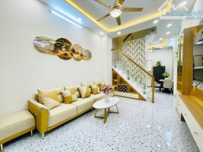 bán nhà phạm văn chiêu, p14, gò vấp - 5.95 tỷ, full nội thất, hêm thông bàn cờ.