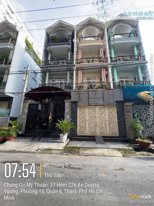 Nhà mt xe hơi, khu An Dương Vương, quận 8, giáp p10.quận 6, 4.8x14m, 4 tầng chỉ 10 tỷ