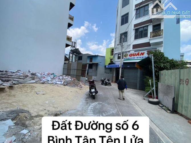 Bán đất đường số 6, Bình Tân khu Tên Lửa, 4x23m, 5.8 tỷ, gần chợ Cây Da Sà