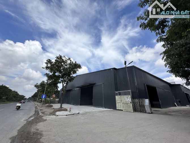 CHO THUÊ KHO XƯỞNG 1200M2 – MẶT ĐƯỜNG GOM ĐẠI LỘ THĂNG LONG, QUỐC OAI
