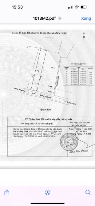 Bán đất mặt tiền Duyên Hải, Long Hòa, Cần Giờ: 12 x 85= 1.018m2, giá 28,5 tỷ. - 1