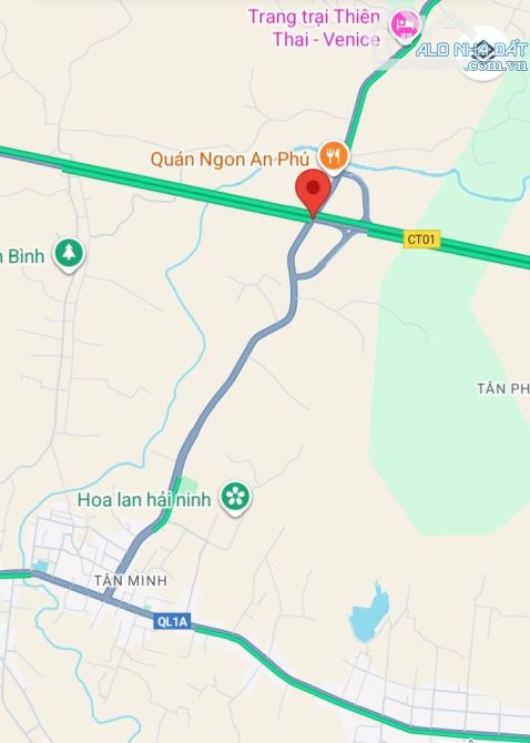 9.600m2 mặt tiền 720  cách TP.HCM 1h45