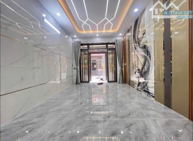 Nhà đẹp Hương lộ 2, 60m2, 4 tầng, hẻm xe hơi, gần Eon Bình Tân, giá chỉ nhỉnh 6tỷ - 1