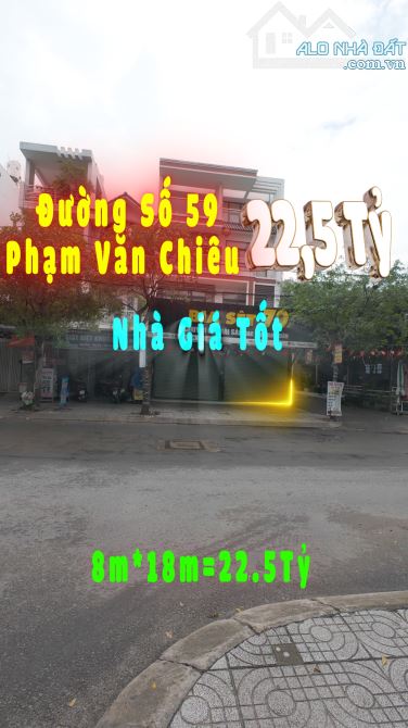 Góc 2 mặt tiền đường 20m kinh doanh buôn bán DT 8mx18m (trệt + 3 tầng) gía 22.5 tỷ TL - 1