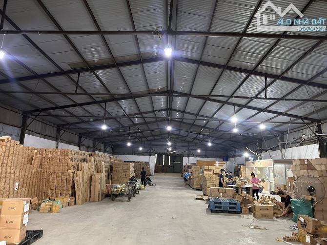 CHO THUÊ KHO XƯỞNG 1200M2 – MẶT ĐƯỜNG GOM ĐẠI LỘ THĂNG LONG, QUỐC OAI - 1