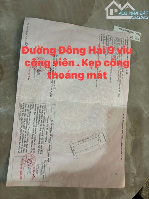 📌📌📌LÀM VIỆC TRỰC TIẾP GIÁ TỐT !!!bán đất mặt tiền đông  hải 9 - 1