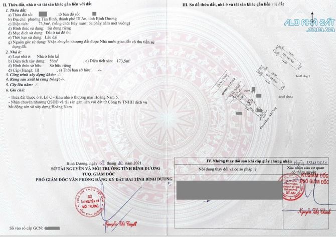 Bán nhà Hoàn Công 1 trệt 2 lầu P.Tân Bình, TP.Dĩ An chỉ 4 tỷ 6 TL M7566 - 15