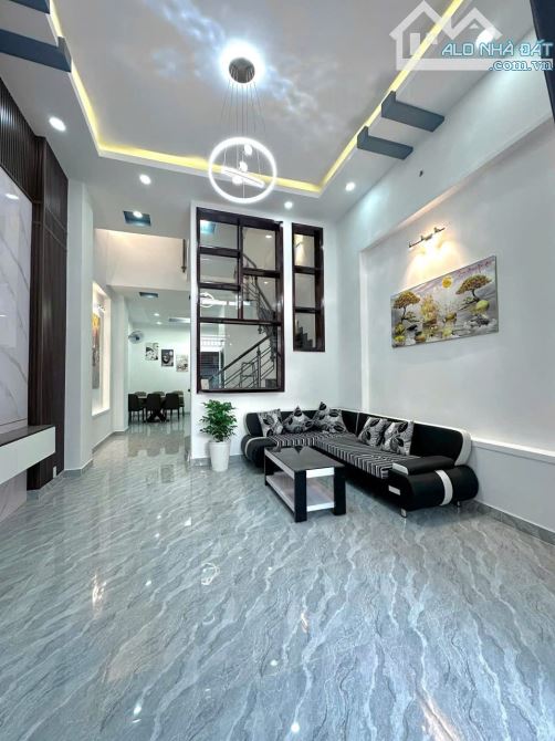 Nhà mới  kiến trúc lệch tầng rất đẹp đường ô tô thới an 19 q12 - 2