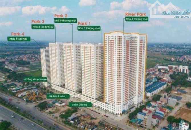 Chung cư Eurowindown Đông Trù Đông Anh , view trung tâm triển lãm quốc gia - 3