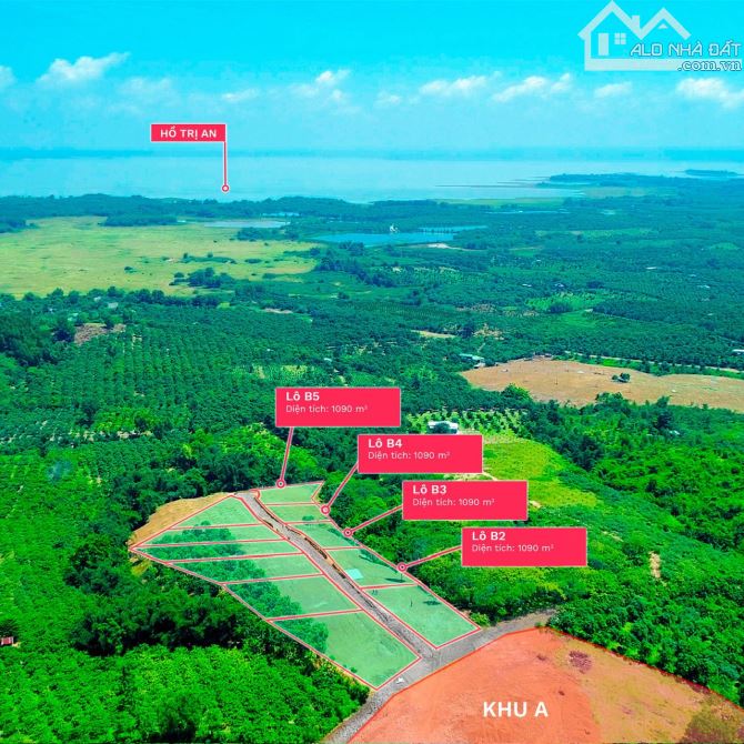 Đất đẹp khu Phú Cường Bến Nôm, đường Cột Cờ view hồ Trị An, Mẹ Núi Cúi - 3