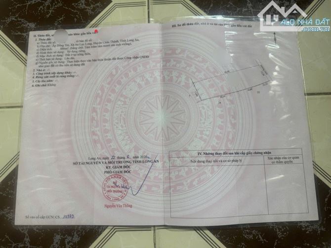 ✅ Bán nhà vườn 886m2 đất thổ thuộc Ấp Đồng Tre ,  An Lục Long , Châu Thành _ 15 x 54m2 - 4