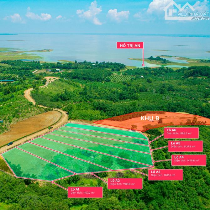Đất đẹp khu Phú Cường Bến Nôm, đường Cột Cờ view hồ Trị An, Mẹ Núi Cúi - 5
