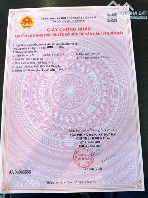 DỰ ÁN MỚI RA MẮT – 9 LÔ ĐẤT P. BIÊN HOÀ (Bửu Hoà cũ). Giá Đầu Tư - 6