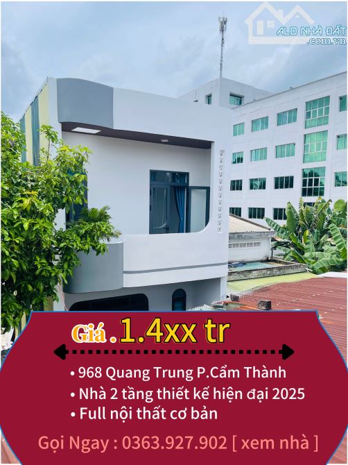 NHÀ MỚI 968 QUANG TRUNG - TP QUẢNG NGÃI - 1