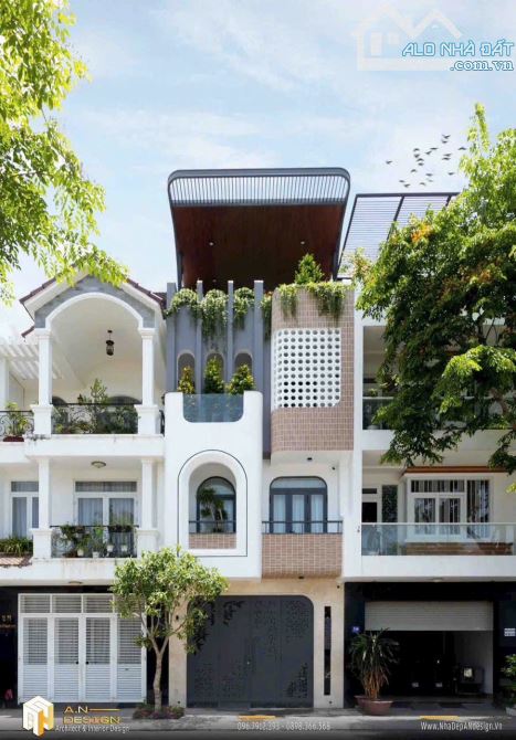 Bán nhà 4tầng mặt tiền Bùi Phùng VCN Phước Hải 75m2(5*15) giá 11.9tỷ