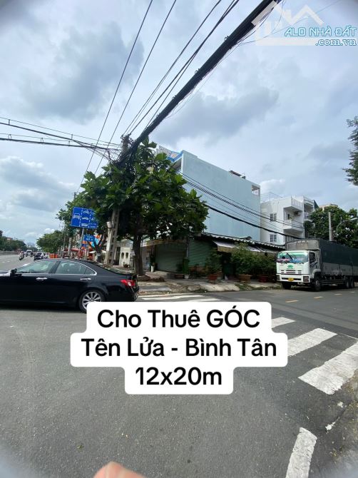 Cho thuê nhà GÓC đường Tên Lửa, Bình Tân, 12x20m, 85 triệu