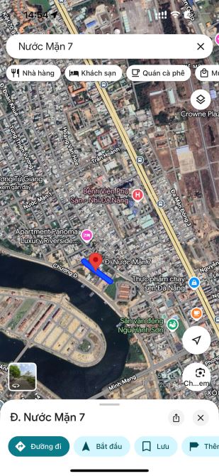 Bán 125m đất gần sông mặt tiền đường Nước Mặn 7 Khu Nam Việt Á giá chỉ 8 tỷ