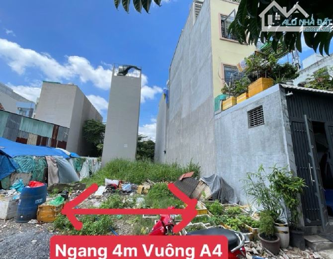 Bán lô ĐẤT 68m2_4x17m_3ty300_đất đối diện bờ kênh thoáng mát 4m XE HƠI chạy ù ù_VƯỜN LÀI