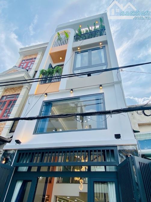 HẺM Ô TÔ ĐẬU NGÀY ĐÊM – 4 TẦNG MỚI – FULL NỘI THẤT XỊN 📍 Đường số 1, P16, Gò Vấp