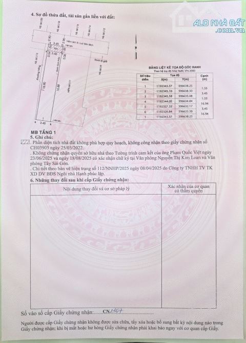 Bán lô đất hxh lũy bán bích, quận tân phú, dt 3.5 x 18.5m, dtcn 60m2, giá chỉ 5.75 tỷ