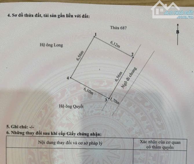 BÁN 2 lô mặt ngõ 229 Miếu 2 xã  - LÊ CHÂN - HẢI PHÒNG   Diện tích : 52.3m2 và 40m2  Ngõ 2