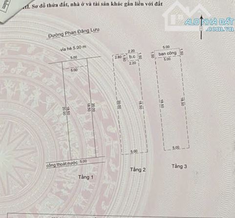BÁN NHÀ 3 TẦNG- MẶT TIỀN PHAN ĐĂNG LƯU- 100m2- Chỉ 16,x Tỷ - 1