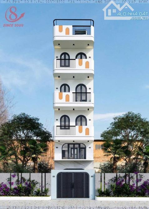GIÁ :8,2 TỶ - CHDV 6 TẦNG - 8 PN - 10WC - XE HƠI 6M - DT:4 x 13M - PHAN HUY ÍCH - GÒ VẤP