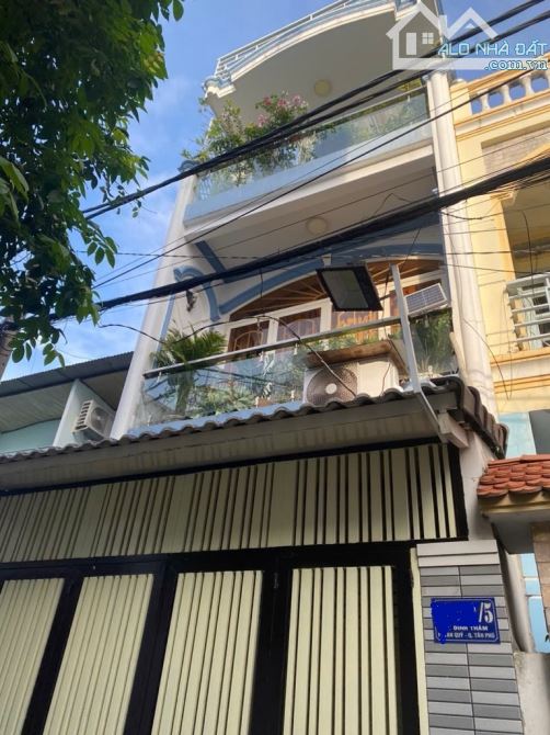 NHÀ ĐẸP 3 TẦNG HXH LÊ ĐÌNH THÁM, P.TÂN QUÝ, TÂN PHÚ, 4X15M, CN 58M2, GIÁ 6,8 TỶ TL