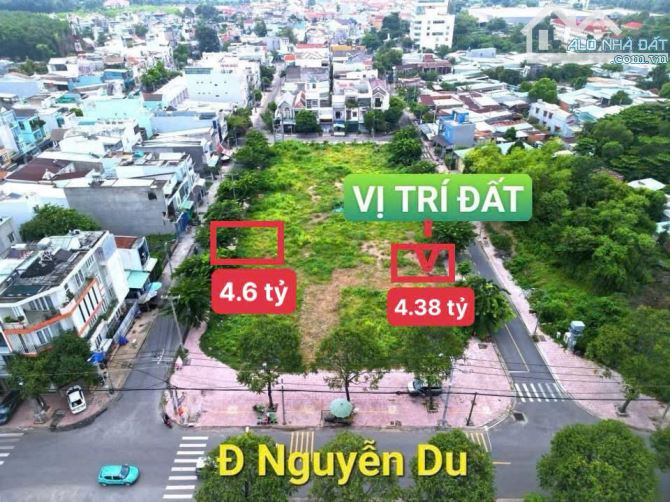 Bán đất phường Quang Vinh, cách đường Nguyễn Du 50m sổ hồng 100m2 ngang 5m giá 4,38 tỷ
