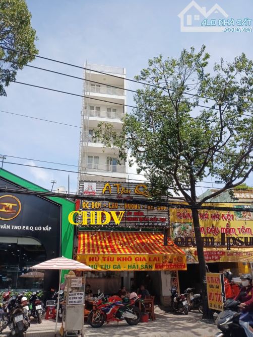 Bán tòa nhà CHDV 8 tầng mặt tiền Lê Văn Thọ, P.8, Gò Vấp dòng tiền 100tr/th 180m2 - Giá 31