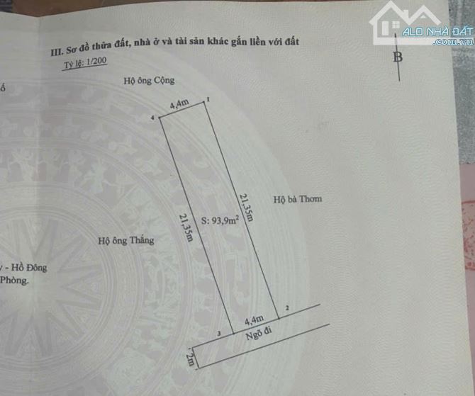 BÁN LÔ ĐẤT BÌNH KIỀU 1 - ĐÔNG HẢI 2-HẢI AN
