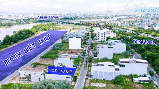 Cần Bán 4lô đất Ngũ Hành Sơn-đường Trung Hoà 1 sát cầu Khuê Đông, gần công viên Ven Sông
