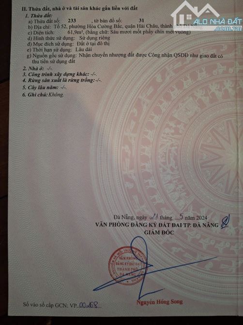 📌📌📌LÀM VIỆC TRỰC TIẾP GIÁ TỐT !!!Bán đất tiểu la hải châu đà nẵng