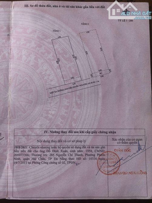 📌📌📌LÀM VIỆC TRỰC TIẾP GIÁ TỐT !!!bán nhà kiệt 536 Nguyễn Phước Nguyên