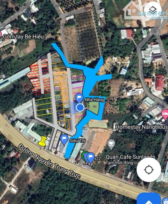 Đất nền Biệt thự Suối Sim 350m2 , Đường Nguyễn Trung Trực- giá đầu tư - 1