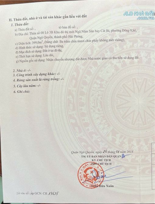 CHỈ 80 TỶ LÔ ĐẤT MẶT ĐƯỜNG LÊ HỒNG PHONG GẦN KHÁNH HỘI - 1