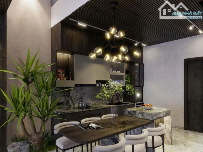 Nhà 3 tầng thiết kế hiện đại full nội thất đường Thanh Lương - Hoà Xuân - 1