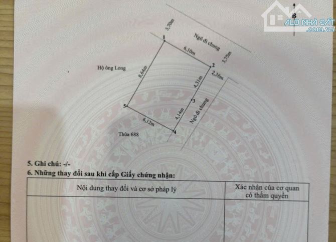 BÁN 2 lô mặt ngõ 229 Miếu 2 xã  - LÊ CHÂN - HẢI PHÒNG   Diện tích : 52.3m2 và 40m2  Ngõ 2 - 1