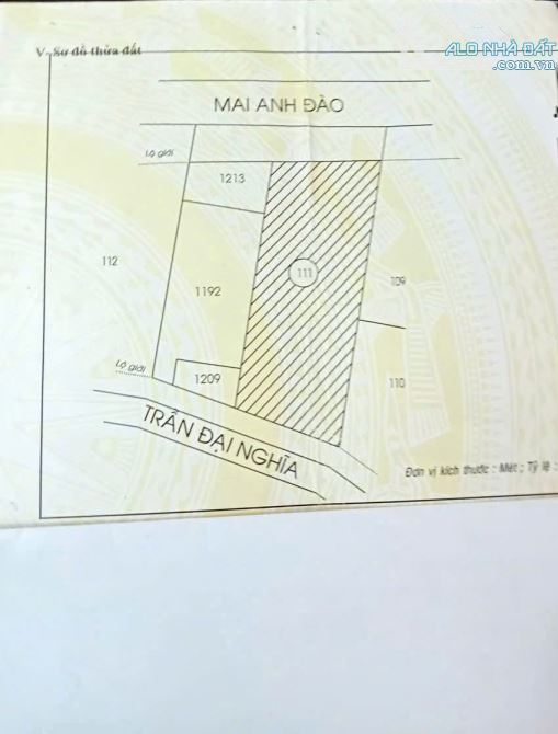 Cần bán lô đất 2 mặt tiền đường nhựa lớn Mai Anh Đào và Trần Đại Nghĩa P8 Đà Lạt. - 1