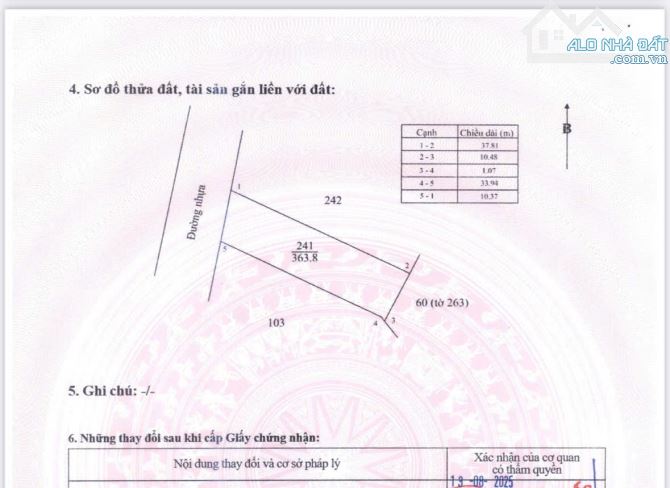 Bán 7 Nền Đất Phước Thuận – Xuyên Mộc], 363m2 trung tâm giá tốt - 1
