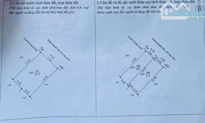 💥2 Lô TC 5*15,5m và 4,1*15,3m,Đường Nguyễn Hiền,gần Siêu Thị Coomart - 1