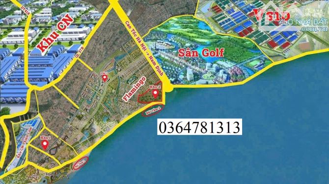 Siêu phẩm đất mặt biển Quất Lâm, lô góc, 96m2 đường 72m kinh doanh đắc địa hiếm bán - 1